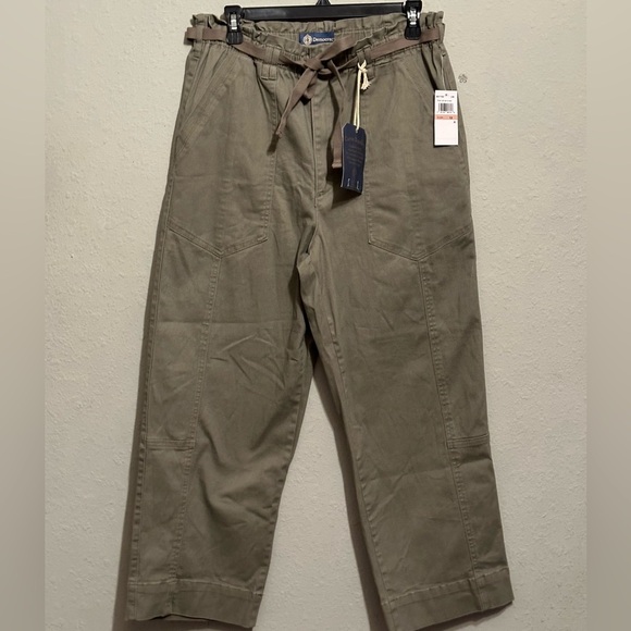 NWT Democracy Ab"solution Skyrise Paper Bag Waist Relaxed Straight Leg Pant - Picture 6 of 14